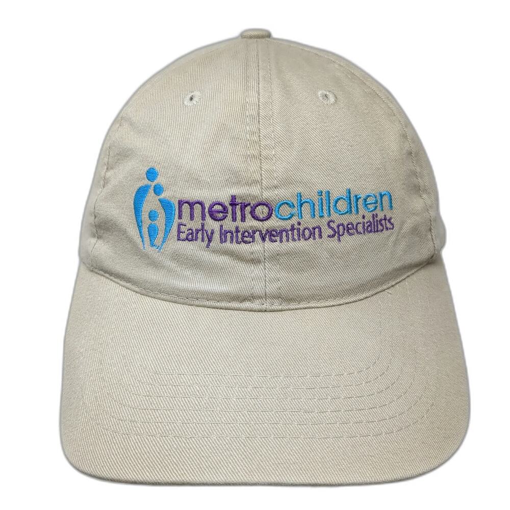 AMC Baseball Cap Beige One Size Metrochildren Early Intervention Specialists Hat